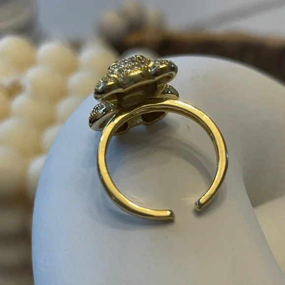 Fashion Bear 14K Gold Plated adjustable Ring - Picture 6 of 12